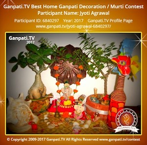 Jyoti Agrawal Home Ganpati Picture