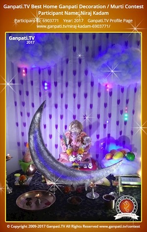 Niraj Kadam Home Ganpati Picture