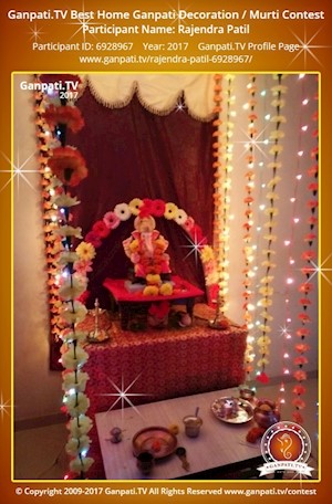 Rajendra Patil Home Ganpati Picture