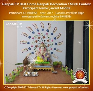 Jaivant Mohite Home Ganpati Picture