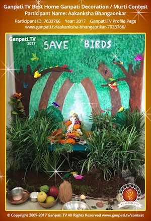 Aakanksha Bhangaonkar Home Ganpati Picture