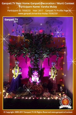 Varsha Mulay Home Ganpati Picture