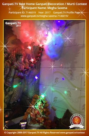Megha Saxena Home Ganpati Picture