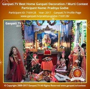 Pradnya Godse Home Ganpati Picture
