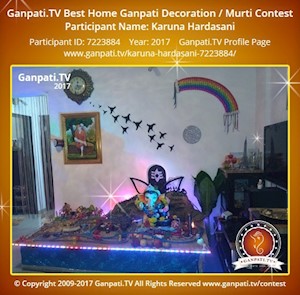 Karuna Hardasani Home Ganpati Picture