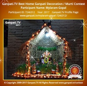 Mylaram Gopal Home Ganpati Picture