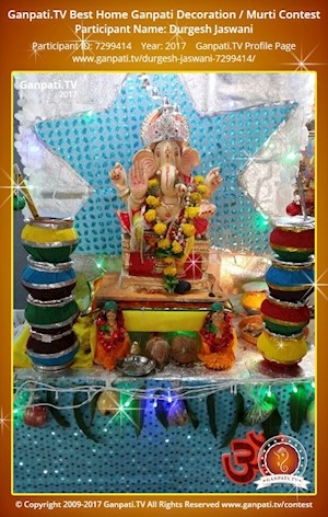 Durgesh Jaswani Home Ganpati Picture