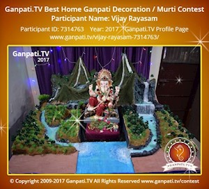 Vijay Rayasam Home Ganpati Picture