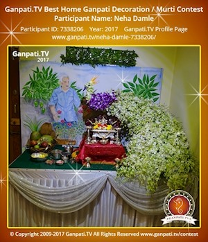 Neha Damle Home Ganpati Picture