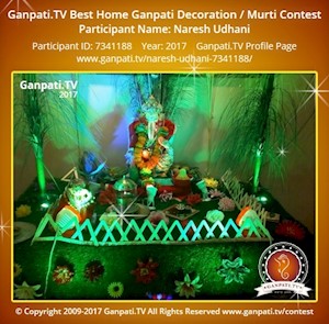 Naresh Udhani Home Ganpati Picture
