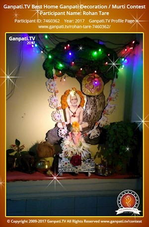 Rohan Tare Home Ganpati Picture