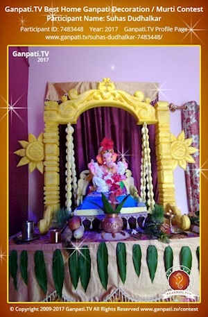 Suhas Dudhalkar Home Ganpati Picture