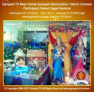 Sagar Kasture Home Ganpati Picture