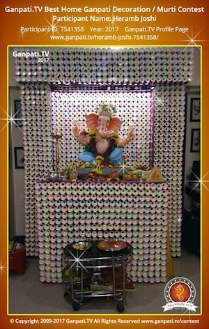 Heramb Joshi Home Ganpati Picture