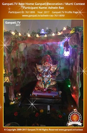 Ashwin Rao Home Ganpati Picture