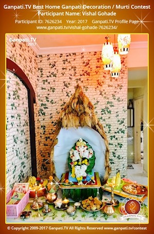 Vishal Gohade Home Ganpati Picture