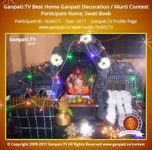 Swati Boob Home Ganpati Picture