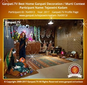 Tejaswini Kadam Home Ganpati Picture