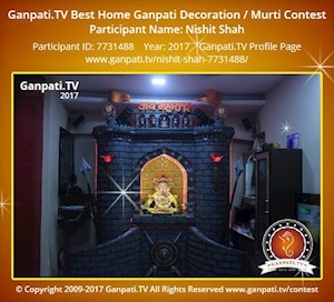 Nishit Shah Home Ganpati Picture