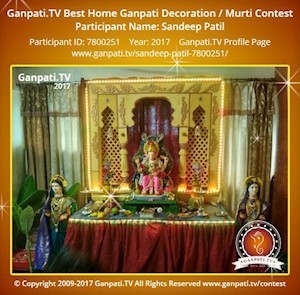 Sandeep Patil Home Ganpati Picture