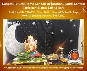 Samita Joshi Home Ganpati Picture