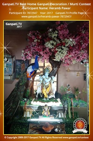 Heramb Pawar Home Ganpati Picture