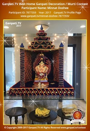 Minnat Doshee Home Ganpati Picture