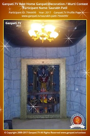 Saurabh Patil Home Ganpati Picture