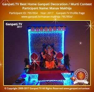 Manav Makhija Home Ganpati Picture