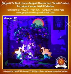 Nikhil Pahelkar Home Ganpati Picture