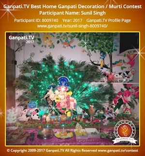 Sunil Singh Home Ganpati Picture