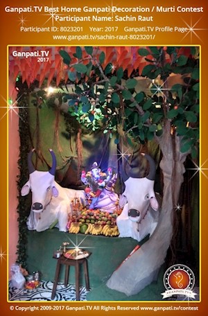 Sachin Raut Home Ganpati Picture