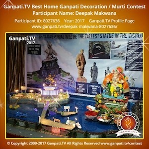 Deepak Makwana Home Ganpati Picture