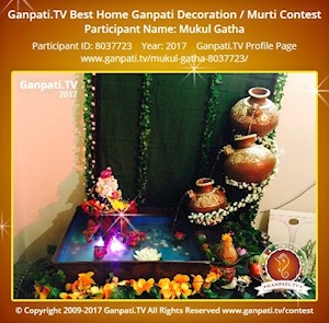 Mukul Gatha Home Ganpati Picture