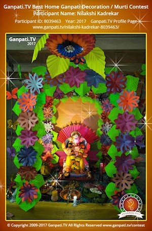 Nilakshi Kadrekar Home Ganpati Picture