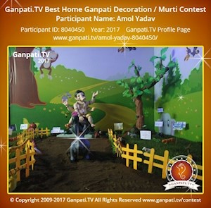 Amol Yadav Home Ganpati Picture