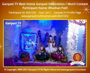 Bhushan Patil Home Ganpati Picture