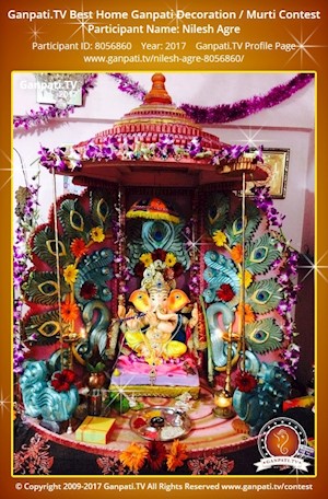 Nilesh Agre Home Ganpati Picture