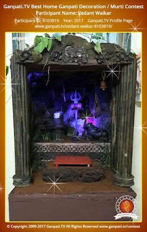 Vedant Waikar Home Ganpati Picture