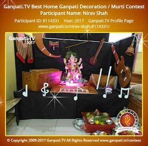 Nirav Shah Home Ganpati Picture