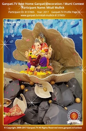 Mitali Mullick Home Ganpati Picture