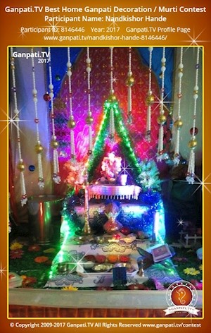 Nandkishor Hande Home Ganpati Picture