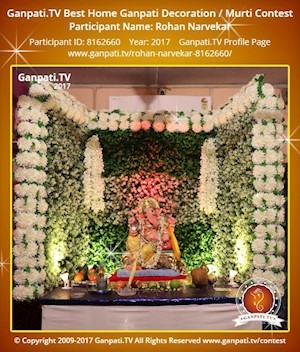 Rohan Narvekar Home Ganpati Picture