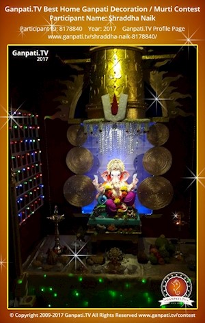 Shraddha Naik Home Ganpati Picture