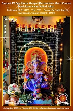 Pallavi Salgar Home Ganpati Picture