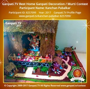 Kanchan Pabalkar Home Ganpati Picture