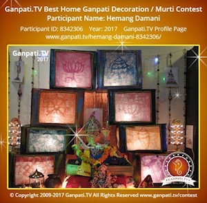 Hemang Damani Home Ganpati Picture