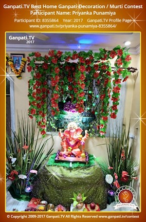Priyanka Punamiya Home Ganpati Picture