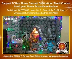 Dhanashree Badhan Home Ganpati Picture