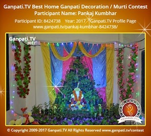 Pankaj Kumbhar Home Ganpati Picture